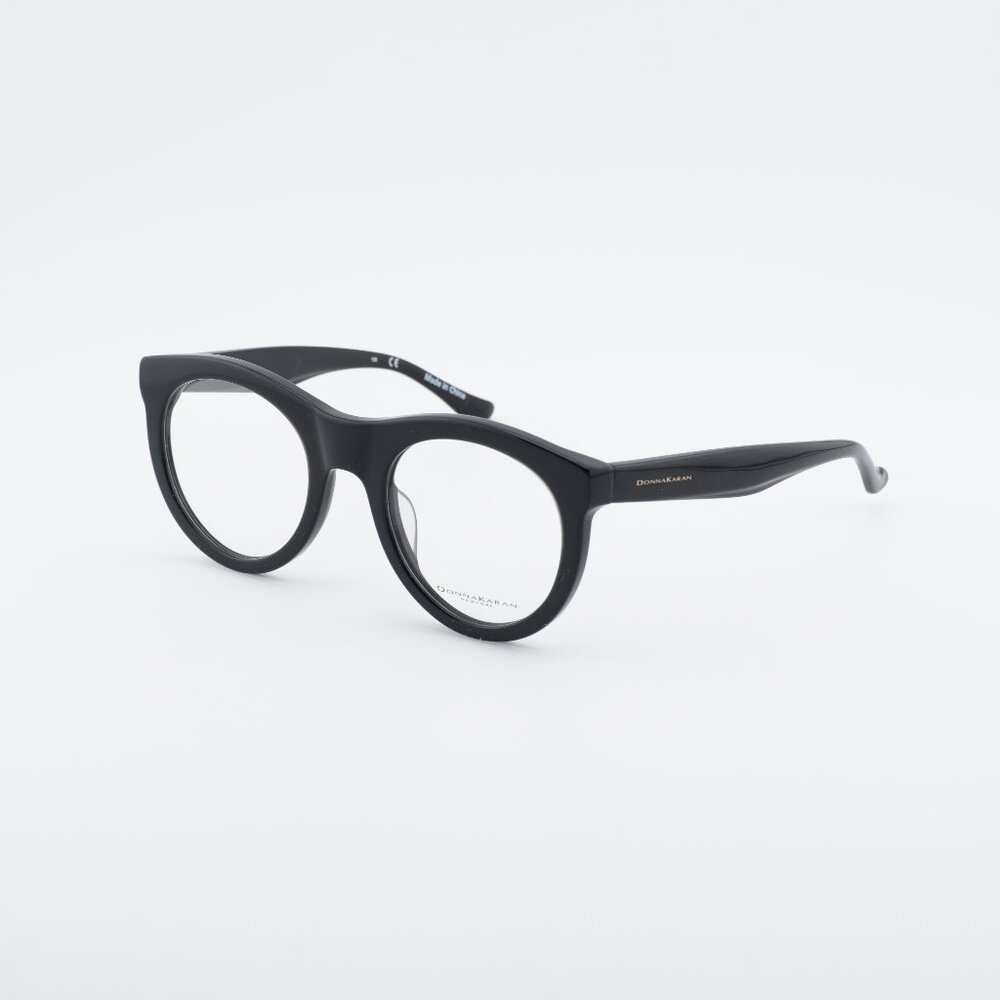 Donna Karan DO5005 003 Eyeglasses - Crystal Black 50mm Round Frame